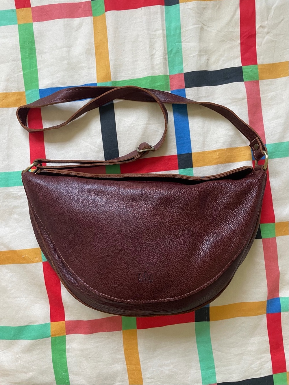 Portland Leather ‘Almost Perfect’ Koala Sling Bag, nutmeg/large